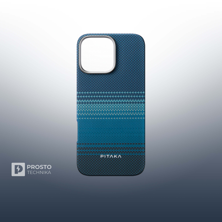Чехол Pitaka Tactile Woven Ultra Slim Case For iPhone 16 Pro - Moonrise